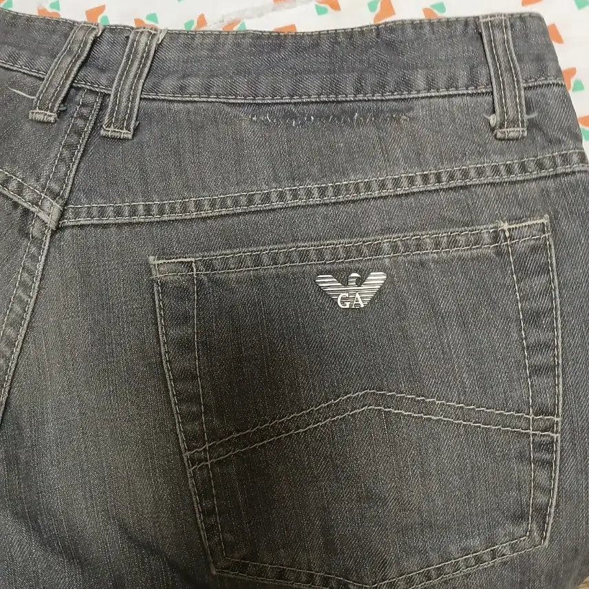 [BUNJANG] Denim Jeans Size 34 / 알마니,그레이.데님청바지.A급ㅡ34사이즈,택포