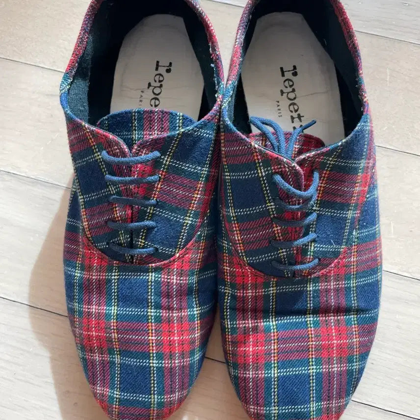[BUNJANG] Repetto Check Pattern Flats / 레페토245 39사이즈