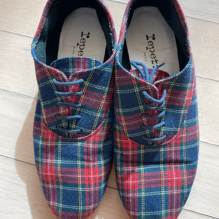 [BUNJANG] Repetto Check Pattern Flats / 레페토245 39사이즈