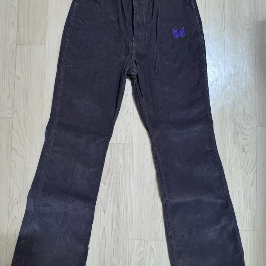 [BUNJANG] Needles Bootcut Denim Corduroy XS Black Pants / 니들스 부츠컷 데님 코듀로이 XS사이즈 중고