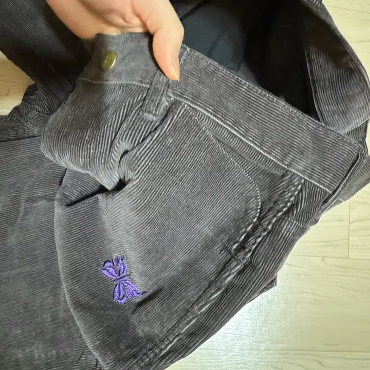 [BUNJANG] Needles Bootcut Denim Corduroy XS Black Pants / 니들스 부츠컷 데님 코듀로이 XS사이즈 중고