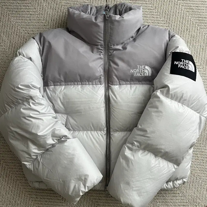 [BUNJANG] The North Face Novelty Nuptse Ice Grey Jacket / 노스페이스 노벨티 눕시 아이스그레이 s NJ1DP85L