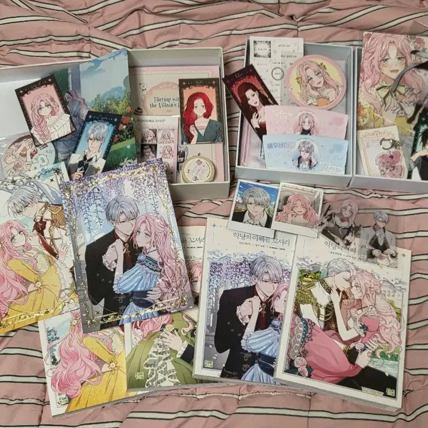 [BUNJANG] Villain's Dad (Akddang) Comic Bundle Set / 악당의 아빠를 꼬셔라 1-4권 한정판 악아꼬 단행본 일괄