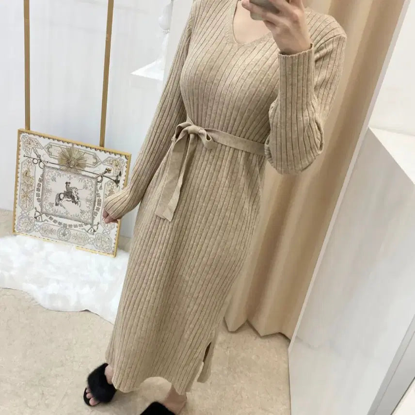 [BUNJANG] D.L's Knit Dress / 디엘즈 골지니트원피스