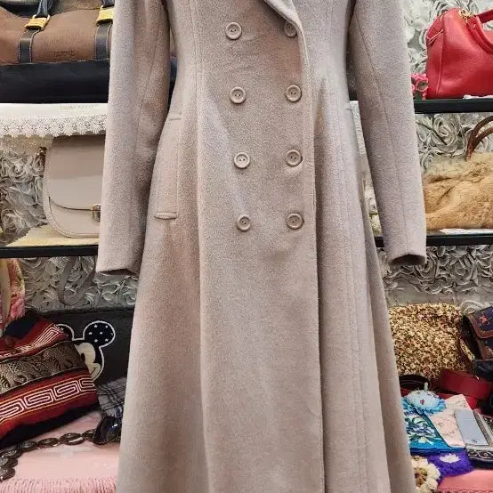 [BUNJANG] SLY Flare Maxi Long Coat (Size 55) / SLY 플레어 맥시 롱코트(55)