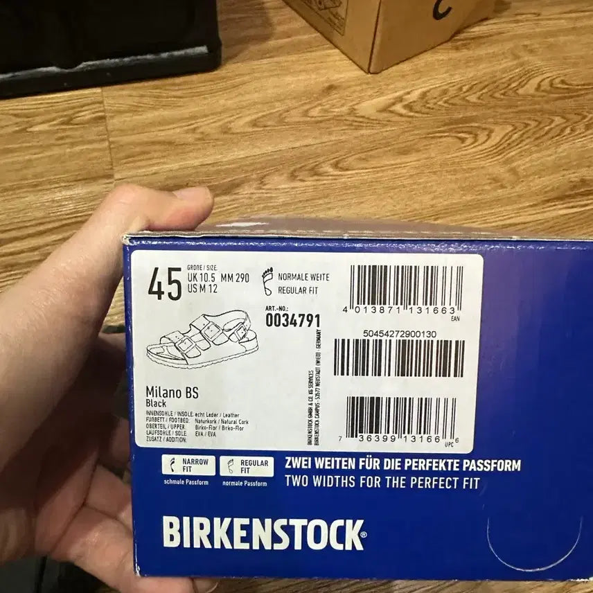 [BUNJANG] Birkenstock Milano Black 290mm / 버켄스탁 밀라노 블랙 290mm 3회착