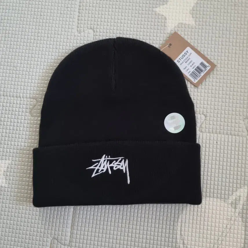 [BUNJANG] Stussy Stock Cuff Beanie Black / 스투시 스탁 커프 비니 블랙