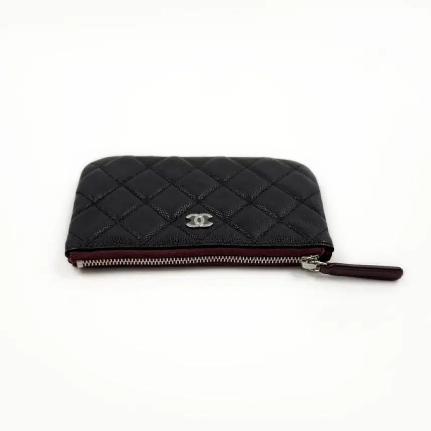 [BUNJANG] Chanel Classic Mini Pouch Black Silver Hardware / 샤넬 클래식 미니 파우치 블랙 은장