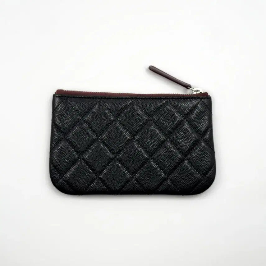 [BUNJANG] Chanel Classic Mini Pouch Black Silver Hardware / 샤넬 클래식 미니 파우치 블랙 은장