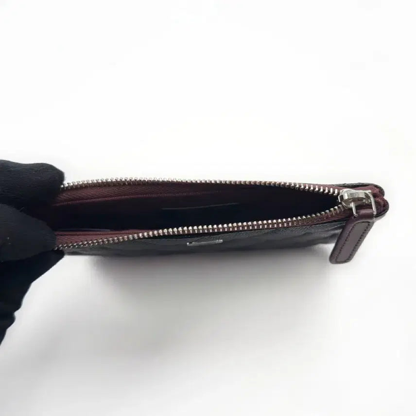 [BUNJANG] Chanel Classic Mini Pouch Black Silver Hardware / 샤넬 클래식 미니 파우치 블랙 은장