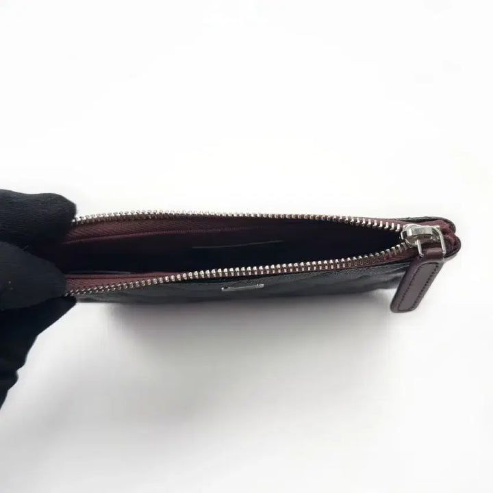 [BUNJANG] Chanel Classic Mini Pouch Black Silver Hardware / 샤넬 클래식 미니 파우치 블랙 은장