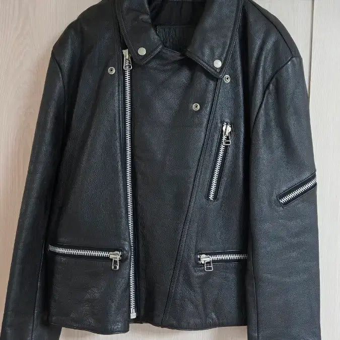 [BUNJANG] Marithe Francois Girbaud Leather Jacket / 마리떼프랑소와저버 가죽자켓