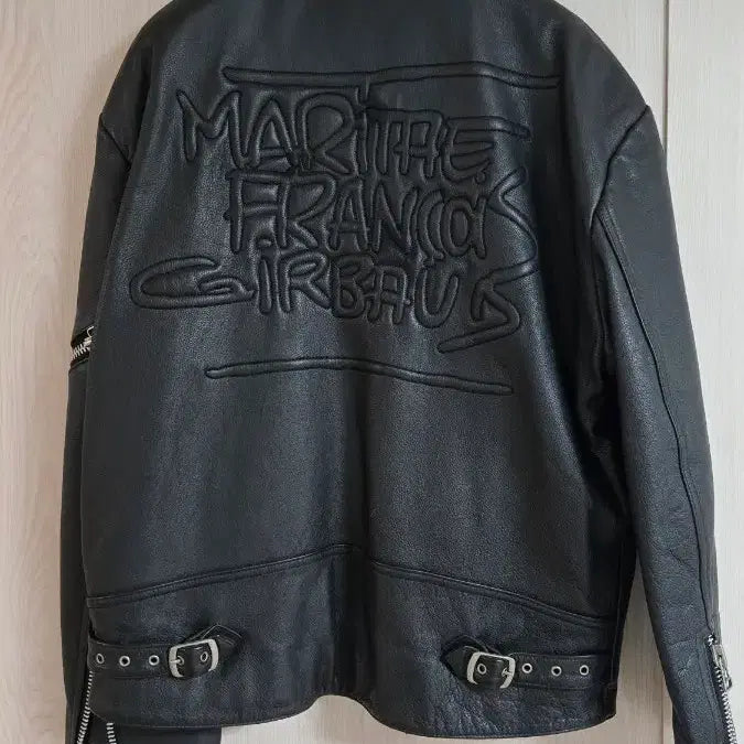 [BUNJANG] Marithe Francois Girbaud Leather Jacket / 마리떼프랑소와저버 가죽자켓