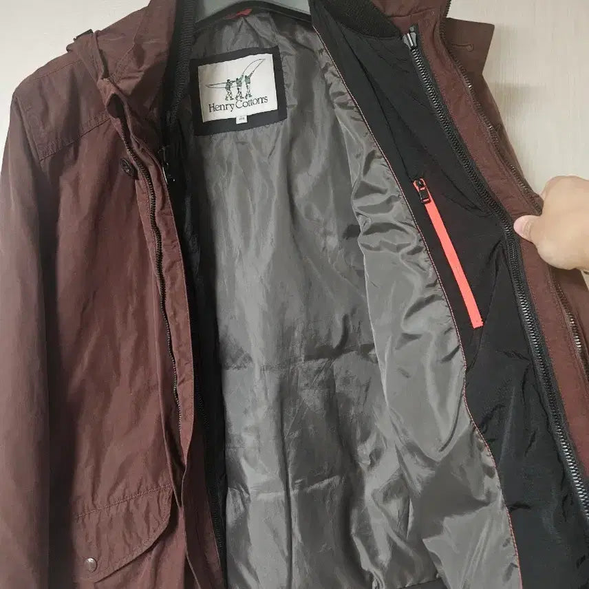 [BUNJANG] Henry Cotton Goose Down Jacket (Size 110) / 헨리코튼 구스다운 이중점퍼 110 사이즈