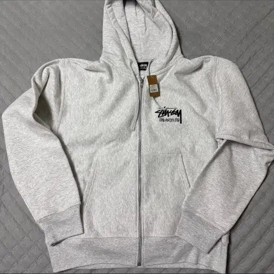 [BUNJANG] Stussy LA Exclusive Hooded Zip-Up Sweatshirt / 스투시 la 로스앤젤레스 후드집업