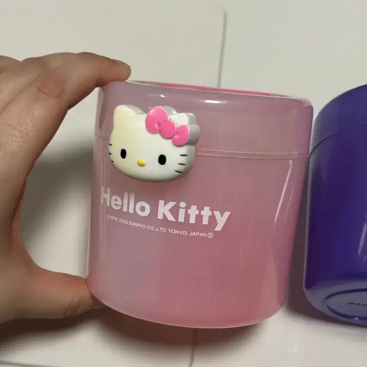 [BUNJANG] Kitty Heart-Shaped Storage Case Bundle Set / 고전키티 원형 보관함 케이스 하트 소품함 (일괄)