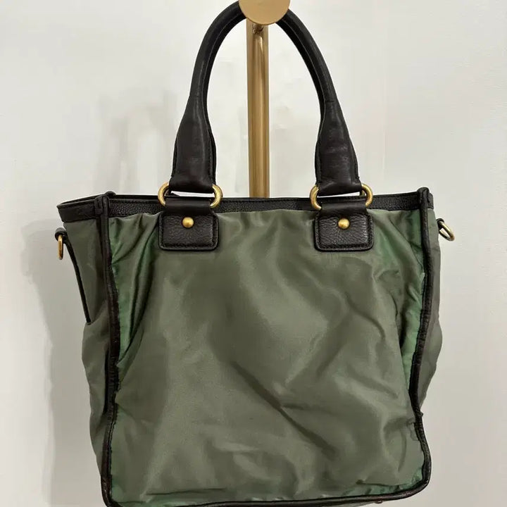 [BUNJANG] Prada Tote Bag (Crossbody Strap Missing) / 정품 프라다 토트백 가방 크로스끈분실 가로32 원단변색