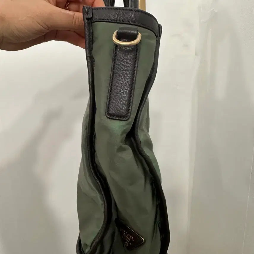 [BUNJANG] Prada Tote Bag (Crossbody Strap Missing) / 정품 프라다 토트백 가방 크로스끈분실 가로32 원단변색