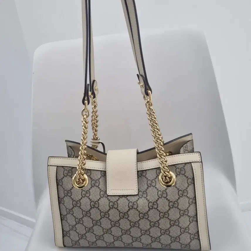 [BUNJANG] Gucci Padlock Small GG Canvas Shoulder Bag / 구찌 패들락 스몰 GG 캔버스 숄더백
