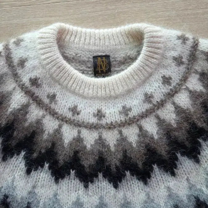 [BUNJANG] BATONER Nordic Mohair Knit Sweater 4 / BATONER 바토너 노르딕 모헤어니트 스웨터 4