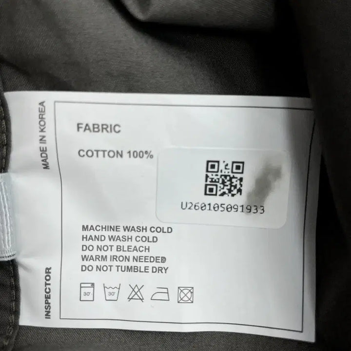 [BUNJANG] Inspector Basic Cotton Work Shirt / 인스펙터 베이직 코튼 워크 셔츠