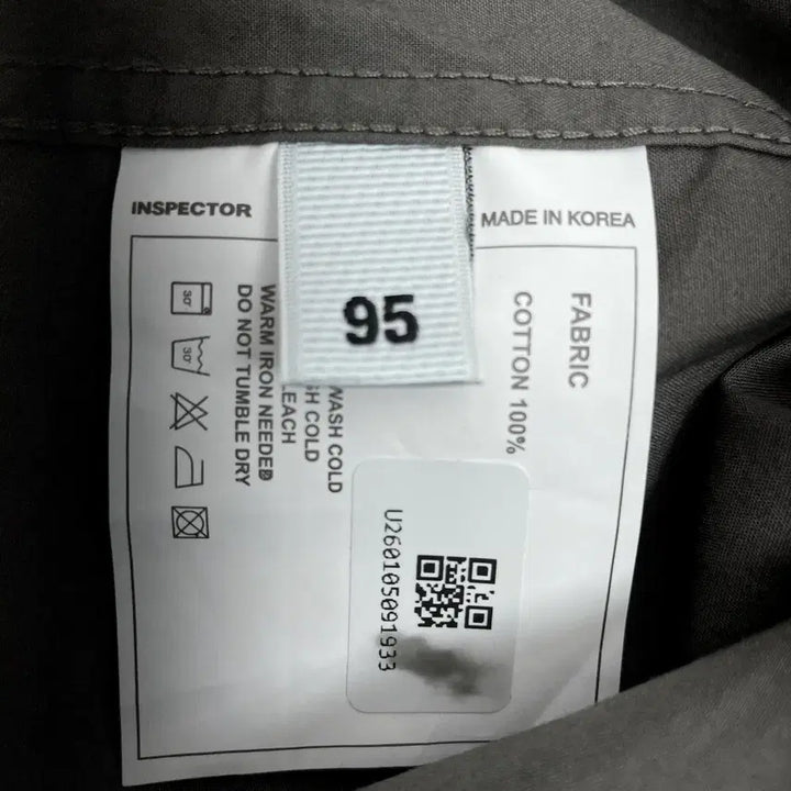 [BUNJANG] Inspector Basic Cotton Work Shirt / 인스펙터 베이직 코튼 워크 셔츠