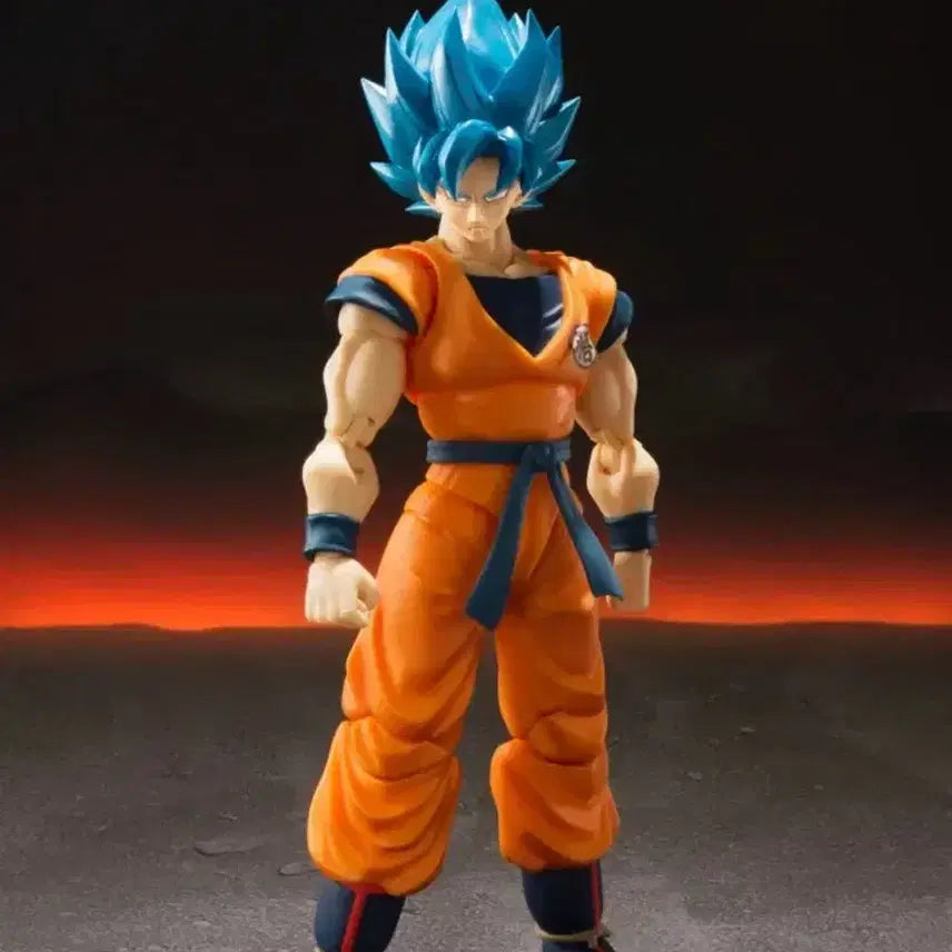 [BUNJANG] SHF Super Saiyan Blue Son Goku Figure / *미개봉* SHF 피규아트 초사이어인 블루 손오공