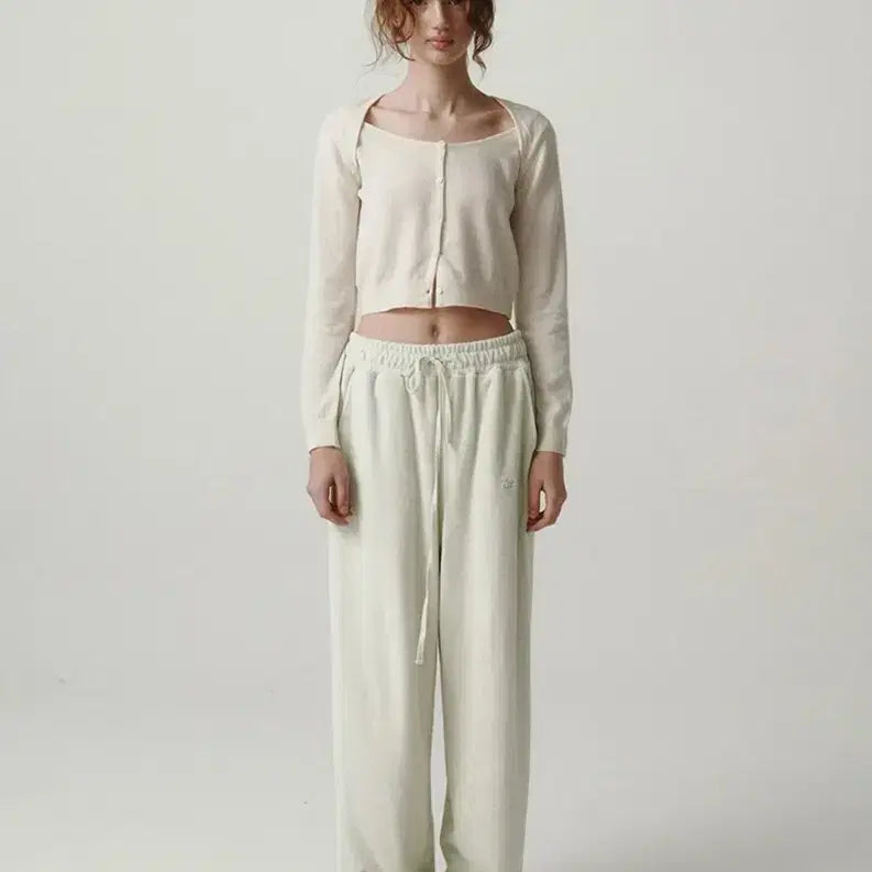 [BUNJANG] Thebarnett Peony Double Split Cardigan / 더바넷 Peony Double Split Cardigan_Mint