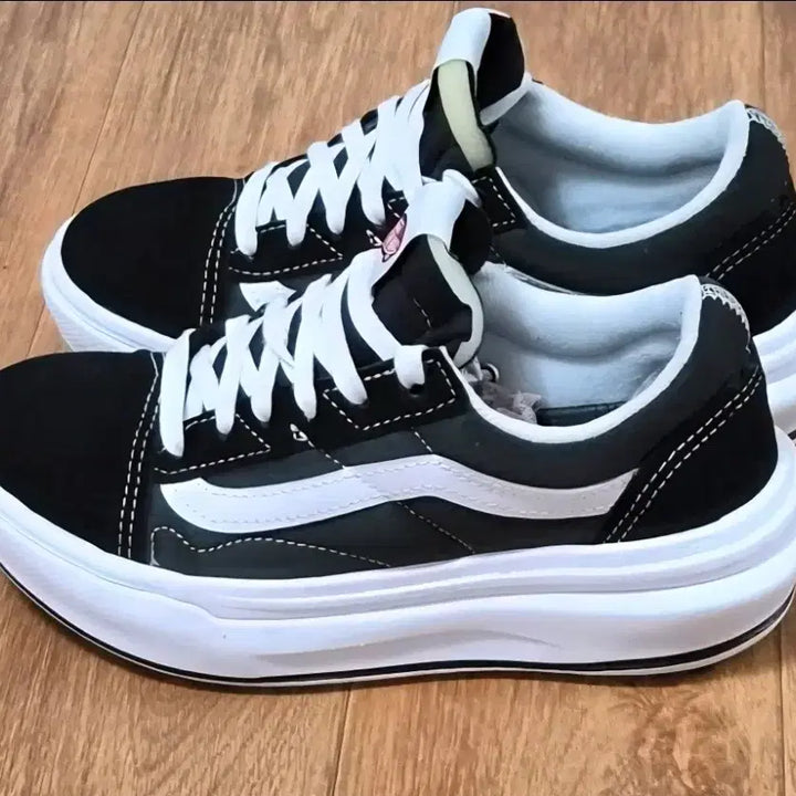 [BUNJANG] Vans Old Skool Black/White Sneakers / 반스 올드스쿨 블랙/화이트 스니커즈