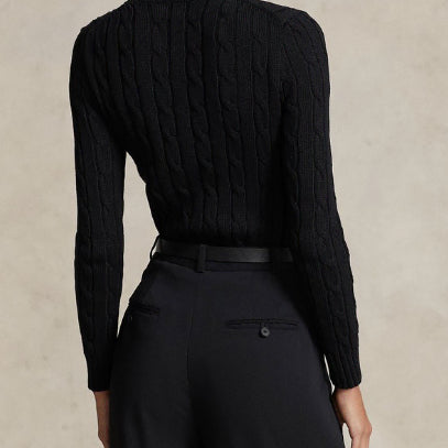 [BUNJANG] Polo Ralph Lauren Cable Knit Cotton Crewneck Sweater / [새상품/바배/100%정품]폴로 랄프로렌 케이블 니트 코튼 크루넥 스웨터