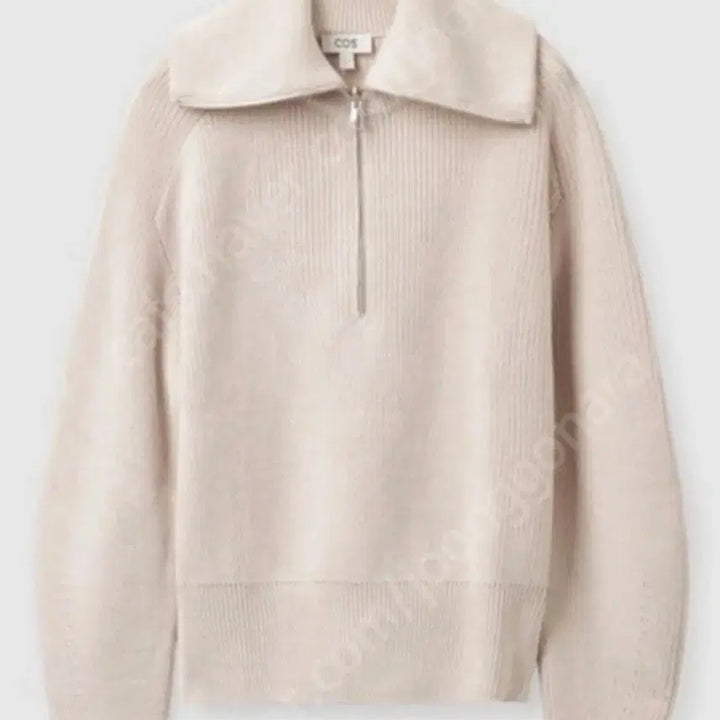 [BUNJANG] Cos Minimal Zip-up Knit Ivory / 급매) cos 코스 미니멀 집업니트 아이보리