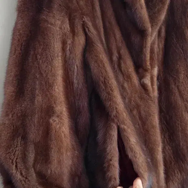 [BUNJANG] American Mink Fur Coat (Size 77) / 근화모피 아메리칸 통밍크 77사이즈택포