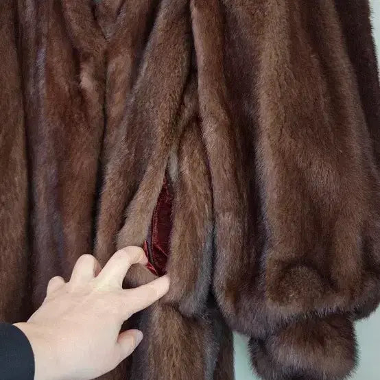 [BUNJANG] American Mink Fur Coat (Size 77) / 근화모피 아메리칸 통밍크 77사이즈택포