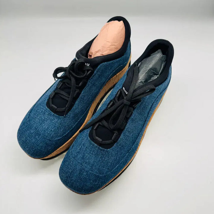[BUNJANG] MIU MIU Denim 7 Shoes / 미우미우(MIU MIU) 여성 데님7 슈즈 / 새제품