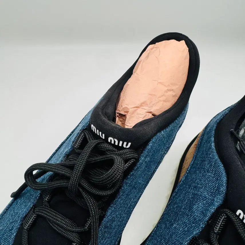 [BUNJANG] MIU MIU Denim 7 Shoes / 미우미우(MIU MIU) 여성 데님7 슈즈 / 새제품