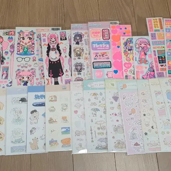 [BUNJANG] Sealed Sticker Bundle Set / 3번/인기작가 다꾸 씰스티커 새상품 100장 일괄판매/장당870/운포