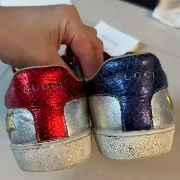 [BUNJANG] Gucci Sneakers Silver 36+ / 구찌 스니커즈 실버 36+