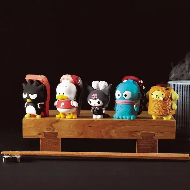 [BUNJANG] Sanrio Sushi Figures 5-Piece Set (Sealed) / (미개봉)산리오  스시 초밥피규어 5종