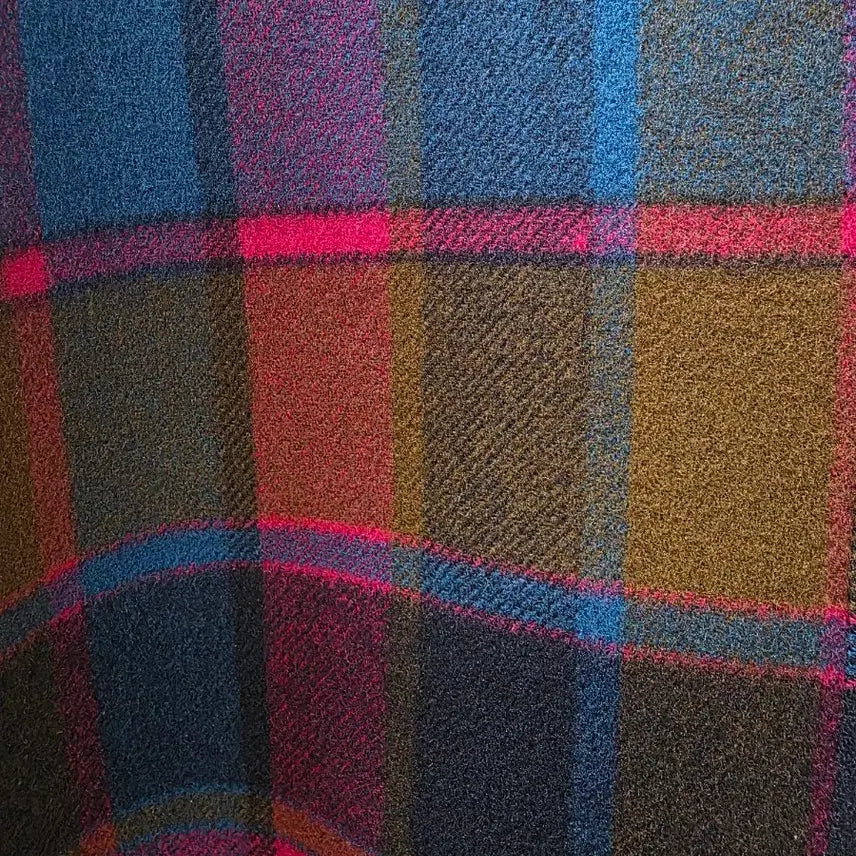 [BUNJANG] Vintage Handmade Check Wool Coat / 일본빈티지 핸드매이드 체크울코트
