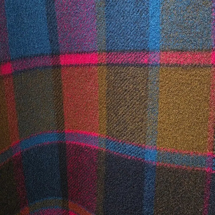 [BUNJANG] Vintage Handmade Check Wool Coat / 일본빈티지 핸드매이드 체크울코트