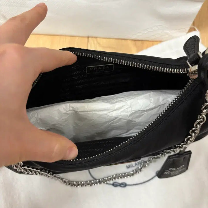 [BUNJANG] Prada Tessuto Hobo Bag / 프라다 테수토 호보백