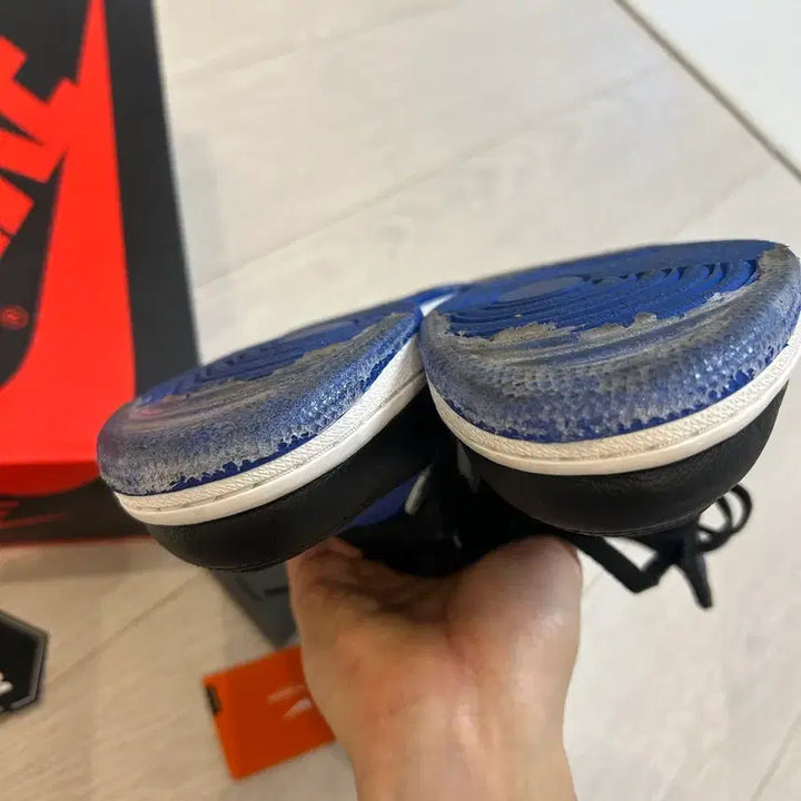 [BUNJANG] Nike Air Jordan 1 Royal Toe 265 / 나이키 에어조던1 로얄토 265