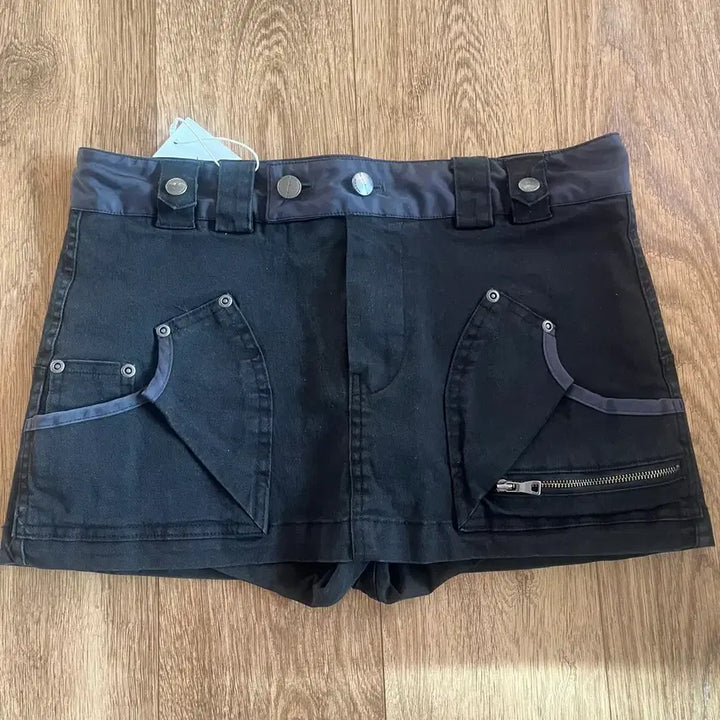 [BUNJANG] Please No Follow Camila Pocket Mini Skirt / 플리즈노팔로우 카밀라 포켓 미니 스커트