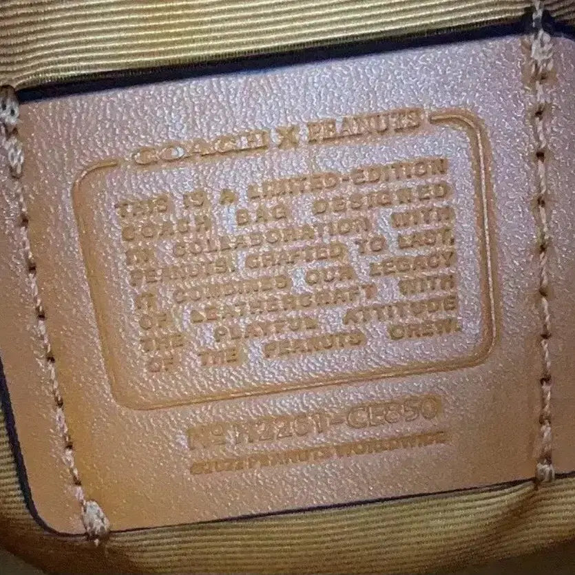 [BUNJANG] Coach Snoopy Tote Shoulder Bag / 코치 스누피 토트백 숄더백 새상품