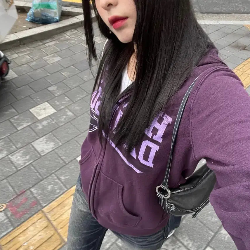 [BUNJANG] Harley Davidson Hoodie Zip-up / 할리 데이비슨 후드집업