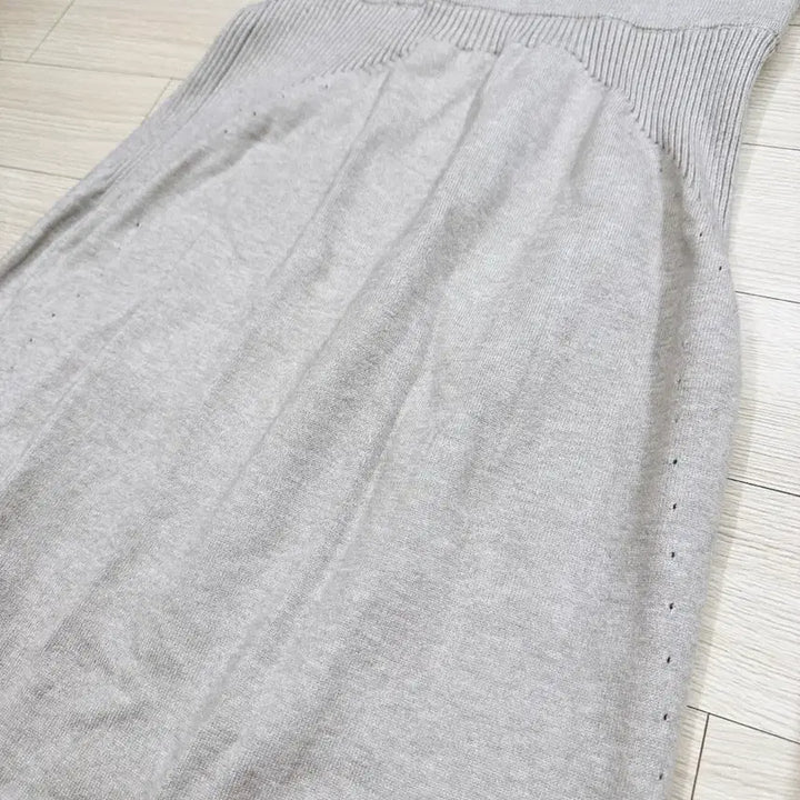 [BUNJANG] Ohoh's Fluid Knit Skirt Warm Gray / 오호스 플루이드 니트스커트 웜그레이