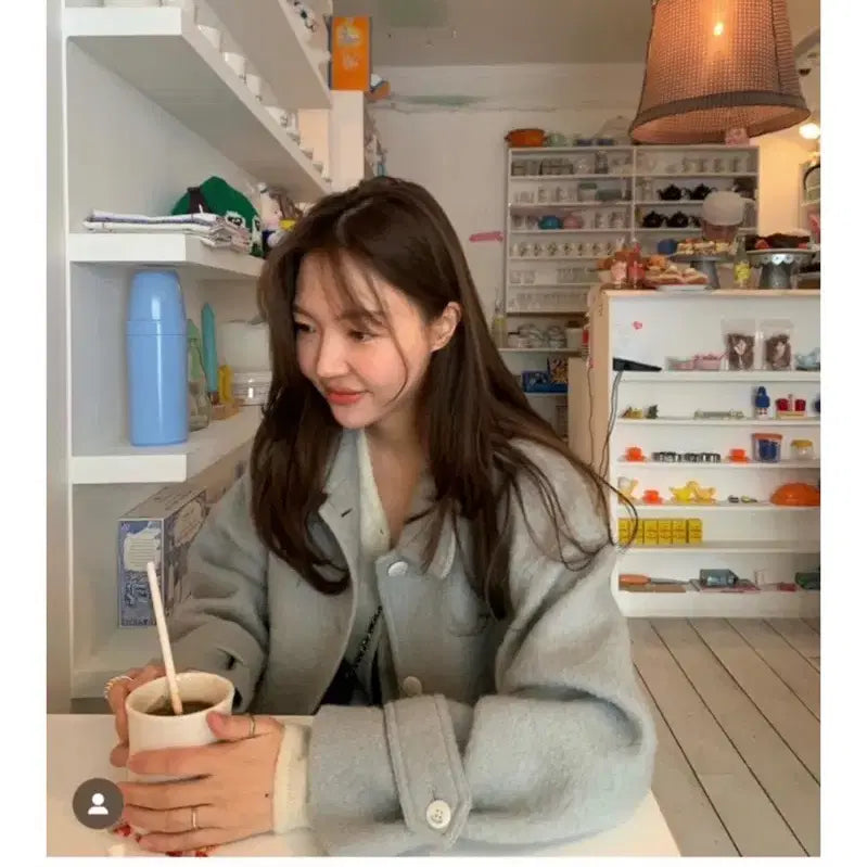 [BUNJANG] Tanat Boucle Half Coat / (택새상품)타낫 부클하프코트