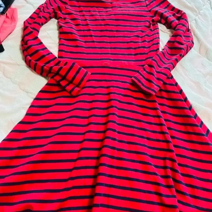 [BUNJANG] GAP Kids Striped Flare Dress / 갭 스트라이프 플레어 원피스
