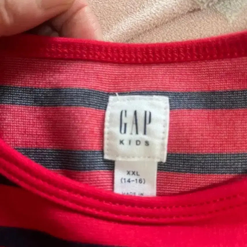 [BUNJANG] GAP Kids Striped Flare Dress / 갭 스트라이프 플레어 원피스