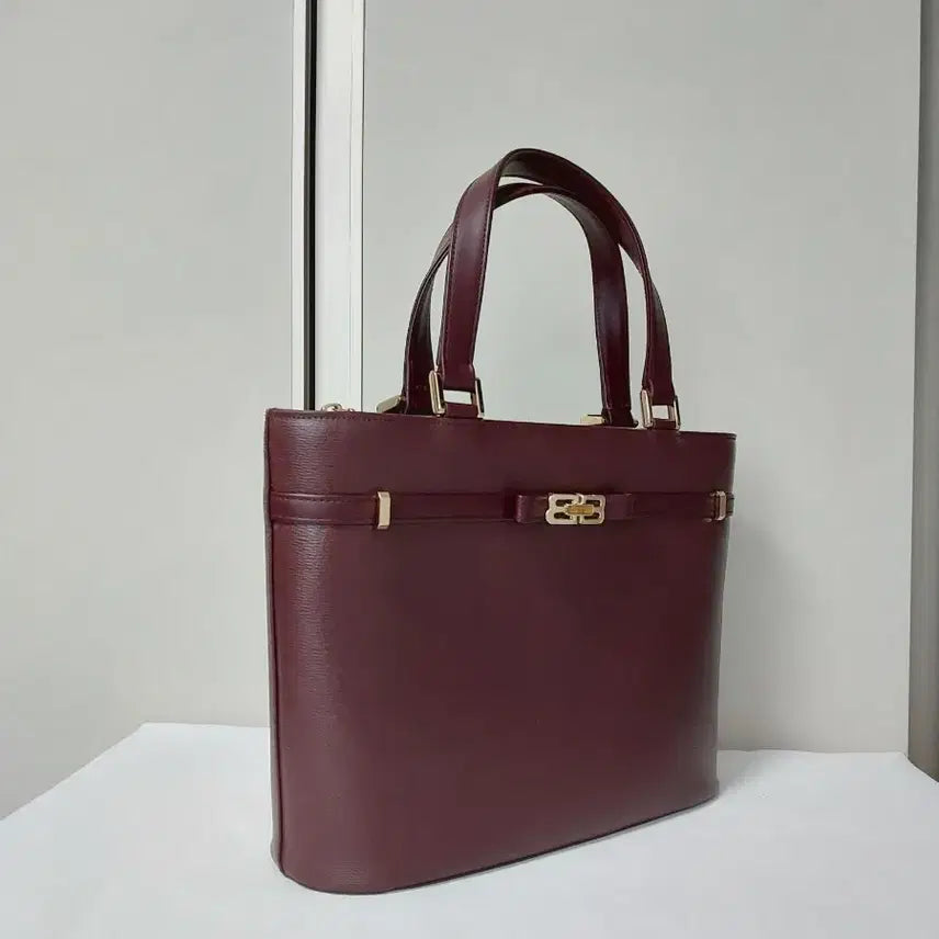 [BUNJANG] Balenciaga 00's Leather Tote Bag / [정품] 발렌시아가 00's 버건디 레더 토트백